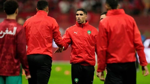 Achraf Hakimi vẫn là động cơ số 1 của 'cỗ máy' Morocco