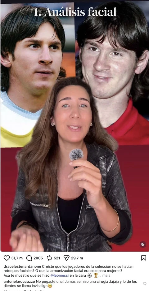 Antonela phản ứng dữ dội trước video về khuôn mặt Messi Antonela phản ứng dữ dội trước video về khuôn mặt Messi
