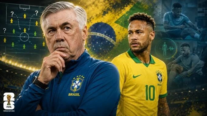 Carlo Ancelotti: 'Neymar dự World Cup 2026 hay không là do cậu ấy' Carlo Ancelotti: 'Neymar dự World Cup 2026 hay không là do cậu ấy'