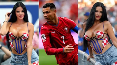 CĐV nữ quyến rũ nhất World Cup mỉa mai Cristiano Ronaldo CĐV nữ quyến rũ nhất World Cup mỉa mai Cristiano Ronaldo
