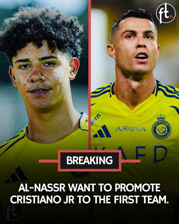 Cristiano Ronaldo có thể sát cánh cùng con trai tại đội một Al Nassr Cristiano Ronaldo có thể sát cánh cùng con trai tại đội một Al Nassr