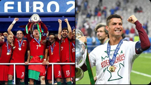 Cristiano Ronaldo đăng hình vô địch EURO 2016 sau thất bại ở World Cup Cristiano Ronaldo đăng hình vô địch EURO 2016 sau thất bại ở World Cup