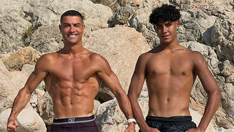Cristiano Ronaldo Jr bắt đầu viết giấc mơ cho riêng mình