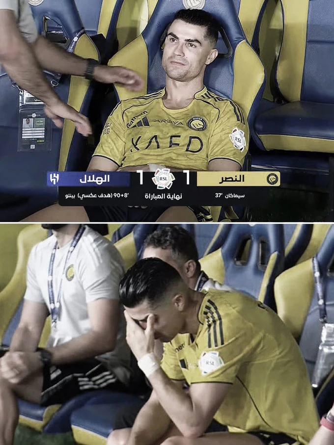 Cristiano Ronaldo tức phát khóc khi Al Nassr lỡ cơ hội vô địch Saudi Pro League Cristiano Ronaldo tức phát khóc khi Al Nassr lỡ cơ hội vô địch Saudi Pro League