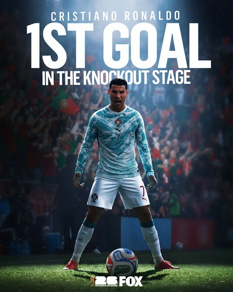 Cristiano Ronaldo xóa dớp World Cup, lập thêm 1 kỷ lục cực ấn tượng Cristiano Ronaldo xóa dớp World Cup, lập thêm 1 kỷ lục cực ấn tượng