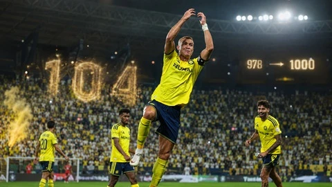 Cú đệm bóng đưa Ronaldo vào lịch sử Cú đệm bóng đưa Ronaldo vào lịch sử