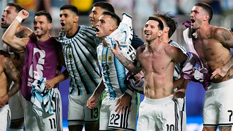 Đá với Argentina bây giờ đúng là dễ thật Đá với Argentina bây giờ đúng là dễ thật