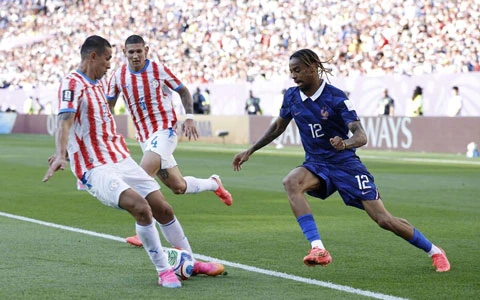 Desire Doue: 'Quân bài tẩy' của Deschamps để khoan 'khối bê tông' Paraguay Desire Doue: 'Quân bài tẩy' của Deschamps để khoan 'khối bê tông' Paraguay