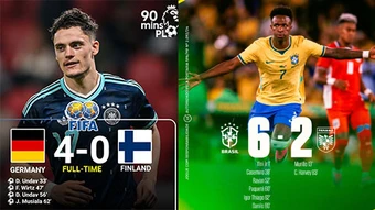 Điểm tin bóng đá sáng 1/6: Đức và Brazil cùng thắng đậm