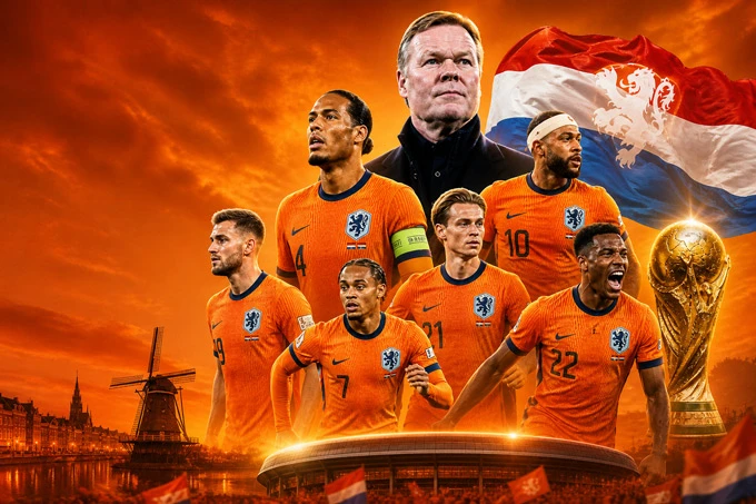 Đội tuyển Hà Lan ở World Cup 2026: 'Cơn lốc cam' liệu có hóa 'cuồng phong'? Đội tuyển Hà Lan ở World Cup 2026: 'Cơn lốc cam' liệu có hóa 'cuồng phong'?