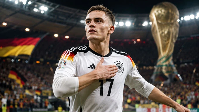 Florian Wirtz sẽ có cú bật nhảy tại World Cup 2026? Florian Wirtz sẽ có cú bật nhảy tại World Cup 2026?