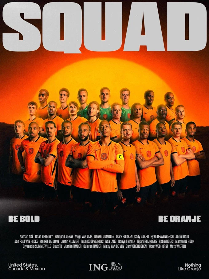 Hà Lan công bố danh sách dự World Cup 2026: Có Timber, vắng Frimpong Hà Lan công bố danh sách dự World Cup 2026: Có Timber, vắng Frimpong