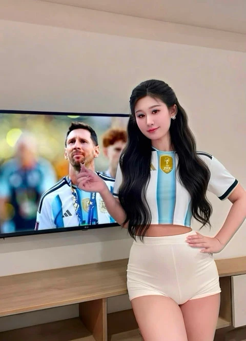 Hot gymer Lê Đặng gây sốt khi an ủi Messi Hot gymer Lê Đặng gây sốt khi an ủi Messi
