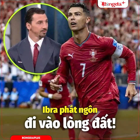 Ibra có phát ngôn 'đi vào lòng đất' về Cristiano Ronaldo Ibra có phát ngôn 'đi vào lòng đất' về Cristiano Ronaldo