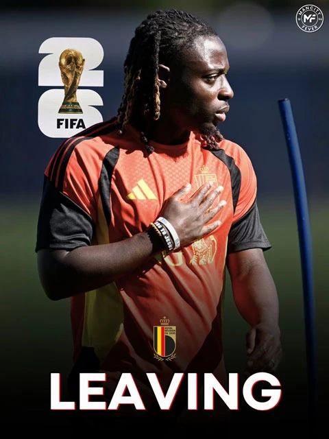 Jeremy Doku gây tranh cãi về việc rời World Cup về chăm vợ đẻ Jeremy Doku gây tranh cãi về việc rời World Cup về chăm vợ đẻ