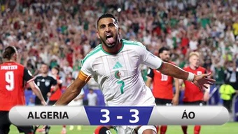 Kết quả Algeria 3-3 Áo: Dắt tay nhau vào vòng knock-out
