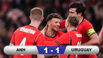 Kết quả Anh 1-1 Uruguay: Tam sư rơi chiến thắng ở phút 90+4
