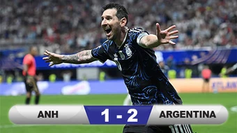 Kết quả Anh 1-2 Argentina: Messi giúp Albiceleste ngược dòng vào chung kết World Cup 2026