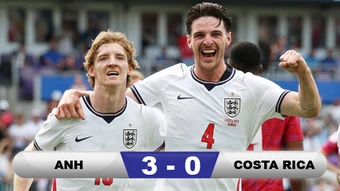 Kết quả Anh 3-0 Costa Rica: Ấn tượng Gordon