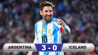 Kết quả Argentina 3-0 Iceland: Messi trở lại và tỏa sáng
