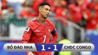 Kết quả Bồ Đào Nha 1-1 CHDC Congo: Bồ Đào Nha ra quân thất vọng