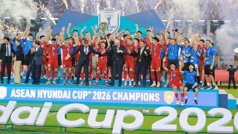 Kết quả bóng đá đêm 26/8, rạng sáng 27/8: Việt Nam vô địch AFF Cup 2026 Kết quả bóng đá đêm 26/8, rạng sáng 27/8: Việt Nam vô địch AFF Cup 2026
