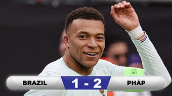 Kết quả Brazil 1-2 Pháp: Ấn tượng Mbappe