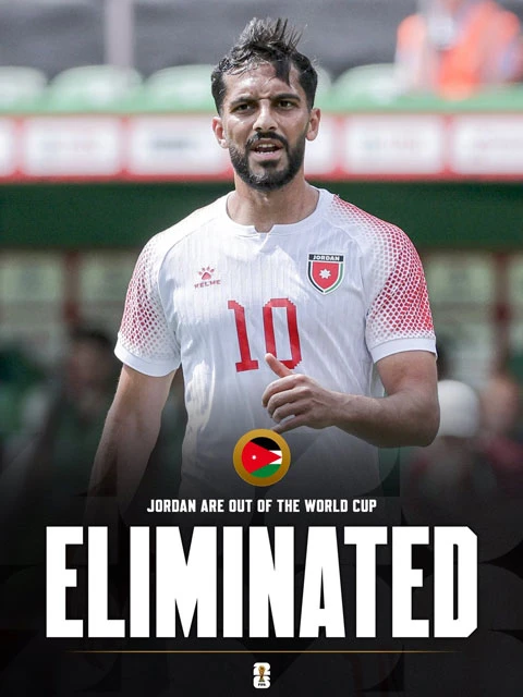 Kết quả Jordan 1-2 Algeria: Thêm một đội bóng về nước sớm Kết quả Jordan 1-2 Algeria: Thêm một đội bóng về nước sớm