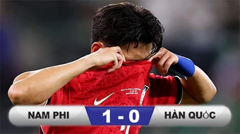 Kết quả Nam Phi 1-0 Hàn Quốc: Nam Phi vào vòng knock-out