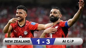 Kết quả New Zealand 1-3 Ai Cập: Đẳng cấp của Salah