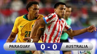 Kết quả Paraguay 0-0 Australia: Australia giành ngôi nhì bảng để đi tiếp ở World Cup