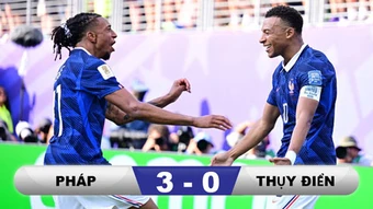 Kết quả Pháp 3-0 Thụy Điển: Pháp gặp Paraguay ở vòng 1/8