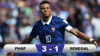 Kết quả Pháp 3-1 Senegal: Show diễn của Mbappe