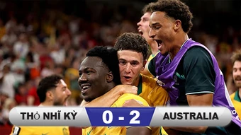 Kết quả Thổ Nhĩ Kỳ 0-2 Australia: Cơn địa chấn mang tên 'Chuột túi'