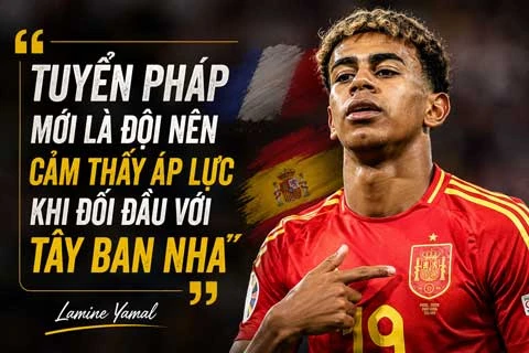 Konate: 'Tuyển Pháp chẳng quan tâm Yamal nói gì' Konate: 'Tuyển Pháp chẳng quan tâm Yamal nói gì'