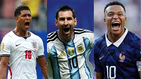 Mbappe dẫn đầu ĐHTB tứ kết World Cup 2026, Pháp và Argentina áp đảo Mbappe dẫn đầu ĐHTB tứ kết World Cup 2026, Pháp và Argentina áp đảo