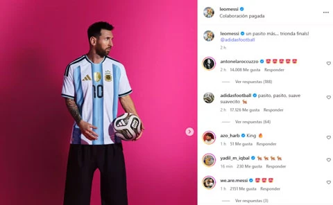 Messi đăng thông điệp đầy quyết tâm trước đại chiến với Anh