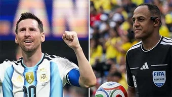Messi toàn thắng với trọng tài bắt chính trận Anh vs Argentina