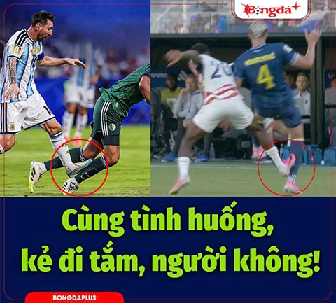 Messi vô can, Balogun lĩnh án: Công bằng ở đâu? Messi vô can, Balogun lĩnh án: Công bằng ở đâu?