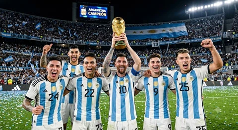 Mọi dấu hiệu đều cho thấy Argentina sẽ lại vô địch! Mọi dấu hiệu đều cho thấy Argentina sẽ lại vô địch!