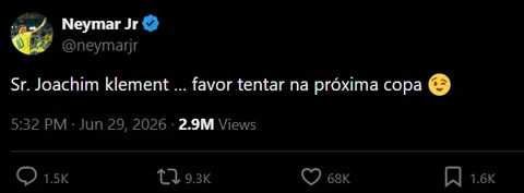 Neymar mỉa mai chuyên gia từng dự đoán Brazil thua Nhật Bản Neymar mỉa mai chuyên gia từng dự đoán Brazil thua Nhật Bản