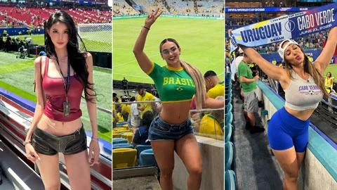 Ngẩn ngơ ngắm dàn hot girl 'đốt cháy' khán đài World Cup 2026 Ngẩn ngơ ngắm dàn hot girl 'đốt cháy' khán đài World Cup 2026