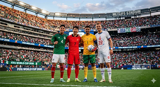 Nhận định bảng A World Cup 2026: Mexico và Hàn Quốc nắm lợi thế Nhận định bảng A World Cup 2026: Mexico và Hàn Quốc nắm lợi thế