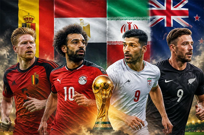 Nhận định bảng G World Cup 2026: Salah thách thức Bỉ, Iran sẵn sàng gây bất ngờ Nhận định bảng G World Cup 2026: Salah thách thức Bỉ, Iran sẵn sàng gây bất ngờ