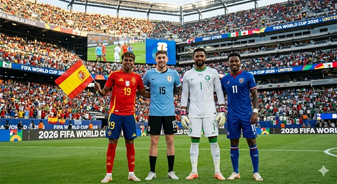Nhận định bảng H World Cup 2026: Tây Ban Nha sáng cửa, Uruguay dè chừng Nhận định bảng H World Cup 2026: Tây Ban Nha sáng cửa, Uruguay dè chừng