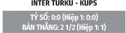 Nhận định bóng đá Inter Turku vs KuPS, 23h00 ngày 31/8: Dằn mặt 'kẻ bám đuổi' Nhận định bóng đá Inter Turku vs KuPS, 23h00 ngày 31/8: Dằn mặt 'kẻ bám đuổi'