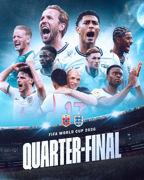 NHM Anh sắp có kỳ nghỉ đặc biệt nếu Tam sư vô địch World Cup 2026 NHM Anh sắp có kỳ nghỉ đặc biệt nếu Tam sư vô địch World Cup 2026