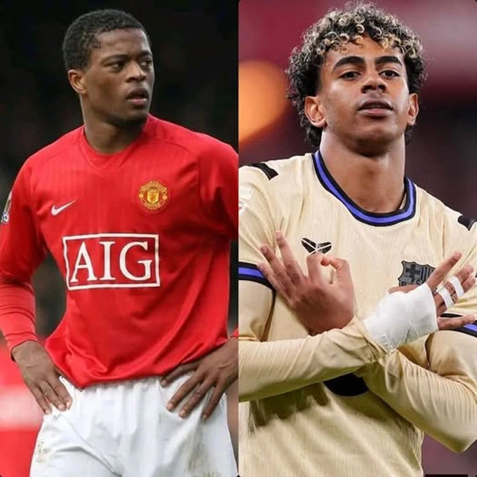 Patrice Evra: 'Thời đỉnh cao, tôi có thể nuốt chửng Yamal' Patrice Evra: 'Thời đỉnh cao, tôi có thể nuốt chửng Yamal'