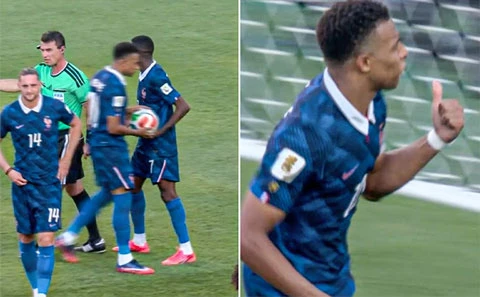 Pha xử lý với IQ 1.000 của Dembele và Mbappe trước chiêu trò của Paraguay Pha xử lý với IQ 1.000 của Dembele và Mbappe trước chiêu trò của Paraguay