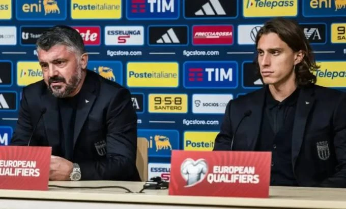 Riccardo Calafiori: 'Nói chuyện với Gattuso nhiều hơn với mẹ' Riccardo Calafiori: 'Nói chuyện với Gattuso nhiều hơn với mẹ'